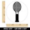 Tennis Racket Doodle Self-Inking Rubber Stamp for Stamping Crafting Planners